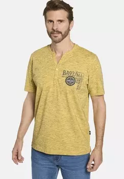 Футболка с принтом Babista, желтый