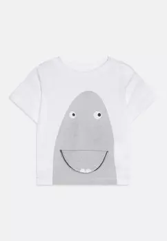 Футболка с принтом BABY BOY Stella McCartney Kids, цвет white