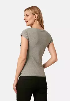 Футболка с принтом BABY FLUCHT M.M.C., серый