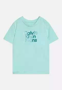 Футболка с принтом BABY GRADIENT LOGO UNISEX Calvin Klein Jeans, цвет blue tint