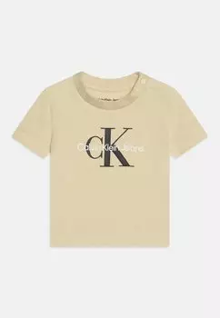 Футболка с принтом BABY MONOGRAM UNISEX Calvin Klein Jeans, цвет green haze