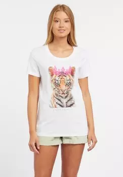 Футболка с принтом BABY QUEEN RODEO Einstein Newton, цвет wei