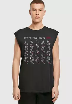 Футболка с принтом BACKSTREET DNA ALBUM Merchcode, черный