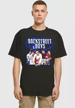 Футболка с принтом BACKSTREET LIFE Merchcode, цвет black