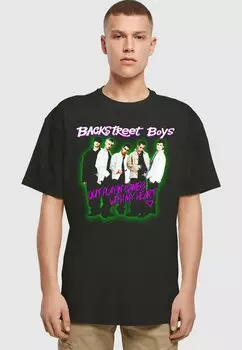 Футболка с принтом BACKSTREET PLAYING GAMES HEAVY OVERSIZE Merchcode, цвет black