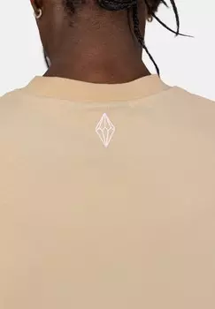 Футболка с принтом BAD ENOUGH CRYSTAL PARIS, коричневый