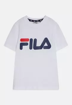 Футболка с принтом Baia Mare Classic Logo Tee Unisex Fila, цвет bright white