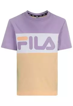 Футболка с принтом Balimo Blocked Tee Fila, оранжевый