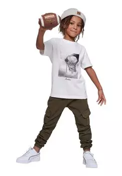 Футболка с принтом BALLIN2.0 Mister Tee, цвет white