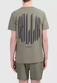 Футболка с принтом Ballin, темно-зеленый