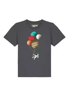 Футболка с принтом BALLOON SPACEMAN Watapparel, цвет anthracite