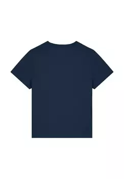 Футболка с принтом BALLOON SPACEMAN watapparel, темно-синий