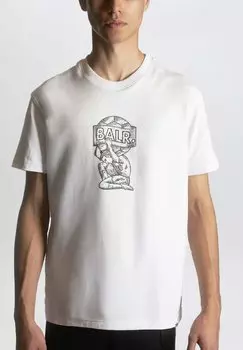 Футболка с принтом BALR., белый