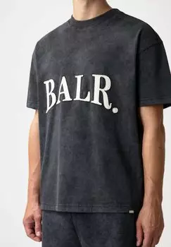 Футболка с принтом BALR., черный