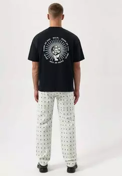 Футболка с принтом BALR., черный