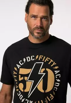 Футболка с принтом BAND AC/DC HALBARM JP1880, черный