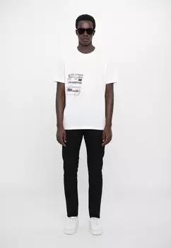 Футболка с принтом BARCODE PS Paul Smith, белый