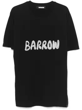 Футболка с принтом BARROW Barrow, черный