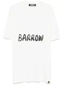 Футболка с принтом BARROW, белый