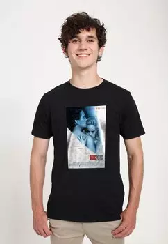Футболка с принтом BASIC INSTINCT RESIST THE DANGER THEATRICAL POSTER Henry Tiger, черный