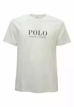 Футболка с принтом BASIC LOGO Polo Ralph Lauren, белый