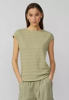 Футболка с принтом Basic T-shirt QS, зеленый