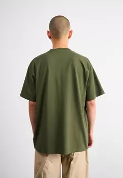 Футболка с принтом BASICS Carhartt WIP, темно-зеленый