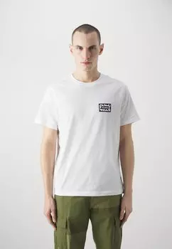 Футболка с принтом BASKET BLOCK TEE Michael Kors, белый