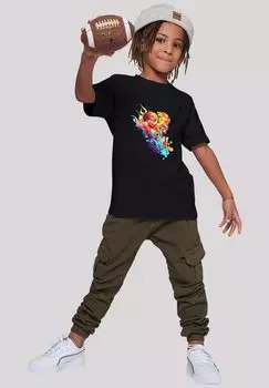 Футболка с принтом BASKETBALL SPORT PLAYER UNISEX F4NT4STIC, цвет schwarz