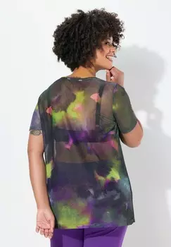 Футболка с принтом BATIK PATTERN Angel of Style, светло-зеленый