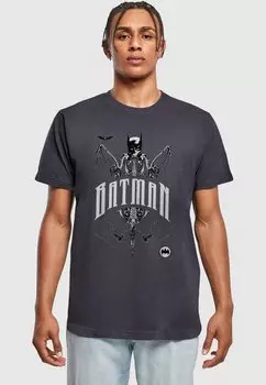 Футболка с принтом BATMAN BAT ABSOLUTE CULT, темно-синий