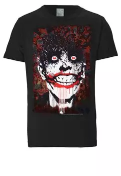 Футболка с принтом BATMAN JOKER BATS GRAFFITI LOGOSHIRT, черный