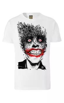 Футболка с принтом BATMAN JOKER BATS LOGOSHIRT, цвет wei