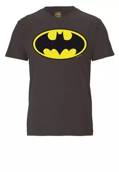 Футболка с принтом BATMAN LOGO LOGOSHIRT, серый