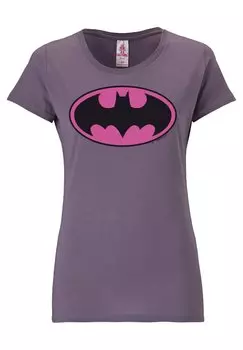Футболка с принтом BATMAN LOGOSHIRT, сиреневый