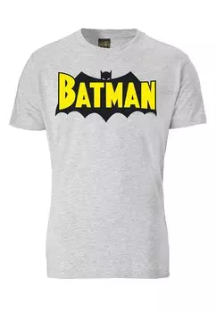 Футболка с принтом BATMAN WINGS LOGOSHIRT, серый