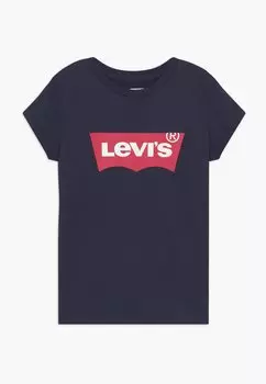 Футболка с принтом Batwing Tee Levi's, цвет peacoat/tea tree pink