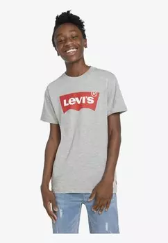 Футболка с принтом BATWING TEE Levi's, цвет grey heather