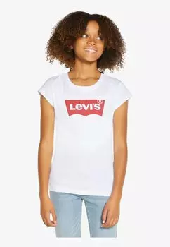 Футболка с принтом BATWING TEE Levi's, цвет red/white