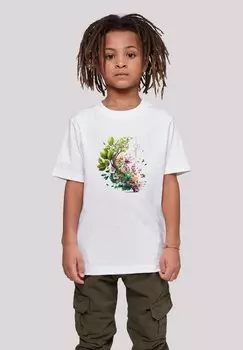 Футболка с принтом BAUM MIT BLUMEN UNISEX F4NT4STIC, цвет wei