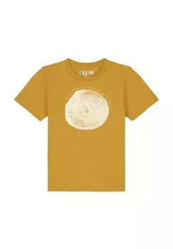 Футболка с принтом BAUMSCHEIBE Watapparel, цвет ochre