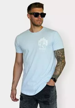 Футболка с принтом BEACH SESSIONS LOGO ESTEEM, цвет lightblue