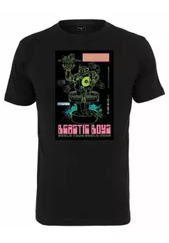 Футболка с принтом BEASTIE BOYS ROBOT Mister Tee, черный