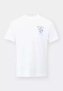 Футболка с принтом BEAT BAR HUITRE UNISEX Libertine-Libertine, белый