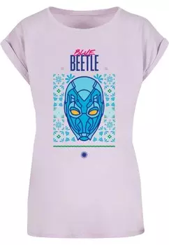 Футболка с принтом BEETLE HELMET ABSOLUTE CULT, фиолетовый