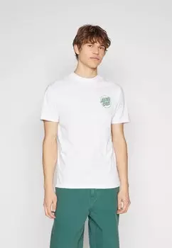 Футболка с принтом BEGINNING DOT UNISEX Santa Cruz, белый