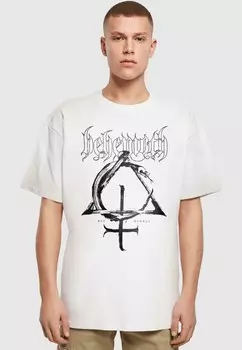 Футболка с принтом BEHEMOTH HIGH CONTRAST SIGIL HEAVY Merchcode, белый