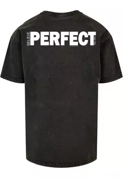 Футболка с принтом BELIEVE FRONT ACID WASHED HEAVY Merchcode, черный