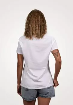 Футболка с принтом BELIEVE Mamino, белый