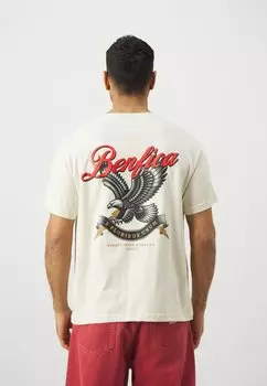 Футболка с принтом BENFICA ROCK TEE Legacies, молочный